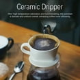 thumbnail image 3 of Ceramic Brewer Porcelain Coffee Dripper Pouring Over Coffee Maker Easy to Use, 3 of 13