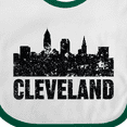 thumbnail image 4 of Inktastic Cleveland Skyline Grunge Boys or Girls Baby Bib, 4 of 4