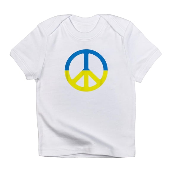 CafePress - Peace In Ukraine. Stand With Ukraine. Supp T Shirt - Infant T-Shirt
