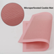 thumbnail image 2 of Esterillas perforadas para hornear, 4 piezas de esterilla de silicona rosa para media hoja, revestimientos de horno antiadherentes reutilizables para hacer pan/pasteles, 2 of 4