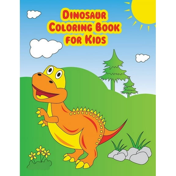 Dinosaur coloring book for kids: This coloring book is the perfect gift for the kids who love animals. It will be fun for the kids ( 3-8, 6-8 ) to color the cute Dinosaurs. The book dimension is (8.5