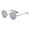 Silvery, variant on Classic Polarized Sunglasses for Men and Women, Retro Round Metal Frame, UV400 Protection, TAC Lenses, Mirror Driving Sunglasses