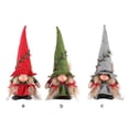 thumbnail image 2 of Bearachild Muñeca sin rostro de Navidad, decoración de escritorio, juguetes para niños, adorno de fiesta decorativo para ventana, mesita de noche, Kits de decoración para fiestas Gris Bearachild HA069092-03, 2 of 6