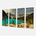 thumbnail image 2 of Beautiful Moraine Mountain Lake - Grand Paysage Art sur Toile, 2 of 3