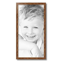 ArtToFrames 12x24 Inch Honey Picture Frame, This Brown Wood Poster Frame is Great for Your Art or Photos, Comes with 060 Plexi Glass (4380)