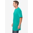 thumbnail image 4 of KingSize Men's Big & Tall Shrink-Less Lightweight Longer-Length Crewneck T-Shirt, 4 of 5