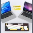 thumbnail image 4 of iBlancod K97 Clavier Mécanique Filaire Gris avec Interrupteurs Rouges - 97 Touches, USB Type-C, 18 Modes d'Éclairage RVB, Anti-Collision à Touches Complètes et Raccourcis Multimédias Rapides pour une Expérience de Saisie Améliorée, 4 of 6