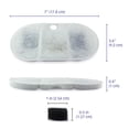 thumbnail image 2 of PET STANDARD Replacement Water Filter Compatible With PETLIBRO® BPA-Free Capsule Pet Water Fountain, 71oz/2.1L, Cat Water Fountain Pack of 12, 2 of 7