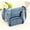 Blue, variant on Women Fashion Denim Crossbody Bag Multi Pockets Messenger Bag