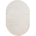 thumbnail image 2 of Rugs.com Finsbury Collection Rug – 5' 3 x 8' Oval Ivory Medium Rug Perfect For Living Rooms, Large Dining Rooms, Open Floorplans, 2 of 9