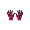 thumbnail image 1 of Guantes de béisbol Under Armour Clean Up para niños y jóvenes, negro/rojo, 1 of 2