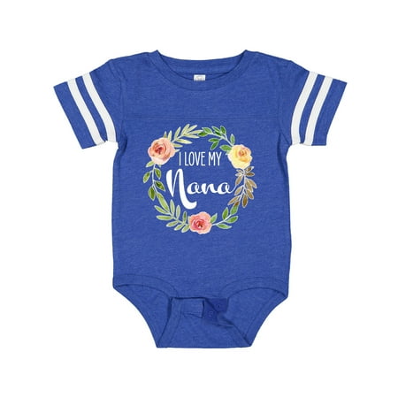 

Inktastic I Love My Nana- Flower Circle Gift Baby Boy or Baby Girl Bodysuit