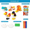 thumbnail image 4 of Children's Multifunctional Building Block Table,Toddler Table And Chairs with Drawing board,Kids Activity Table Come With 66pcs Building Blocks,Storage Boxes,Eraser,6pcs Markers, 4 of 7