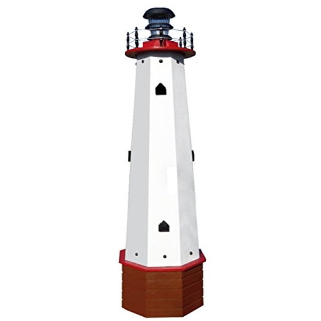 Weekend Wood Products Solar Lighthouse Wooden Well Pump ...