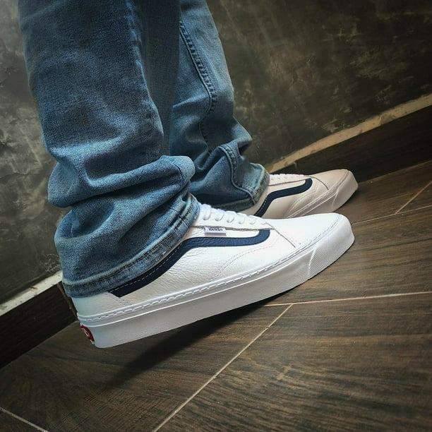 Tenis Vans Old Skool Lux 0CZMYY2 Unisex blanco 28