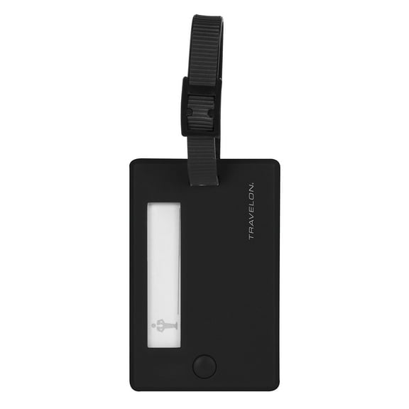 Set of 2 Luggage Tags - Black Set of 2 Luggage Tags