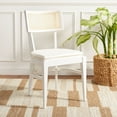 thumbnail image 2 of SAFAVIEH Galway Contemporary Cane Dining Chair, White/Natural, 2 of 12