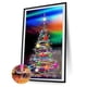 thumbnail image 3 of Cuadros Decorativos 5D DIY diamante pintura árbol de Navidad completo redondo Kits diamantes de imitación decoración del hogar Ndcxsfigh Nuevos Originales, 3 of 9