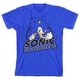 thumbnail image 3 of Sega Modern Sonic the Hedgehog Youth Boys Royal Blue Graphic Tee-XL, 3 of 6