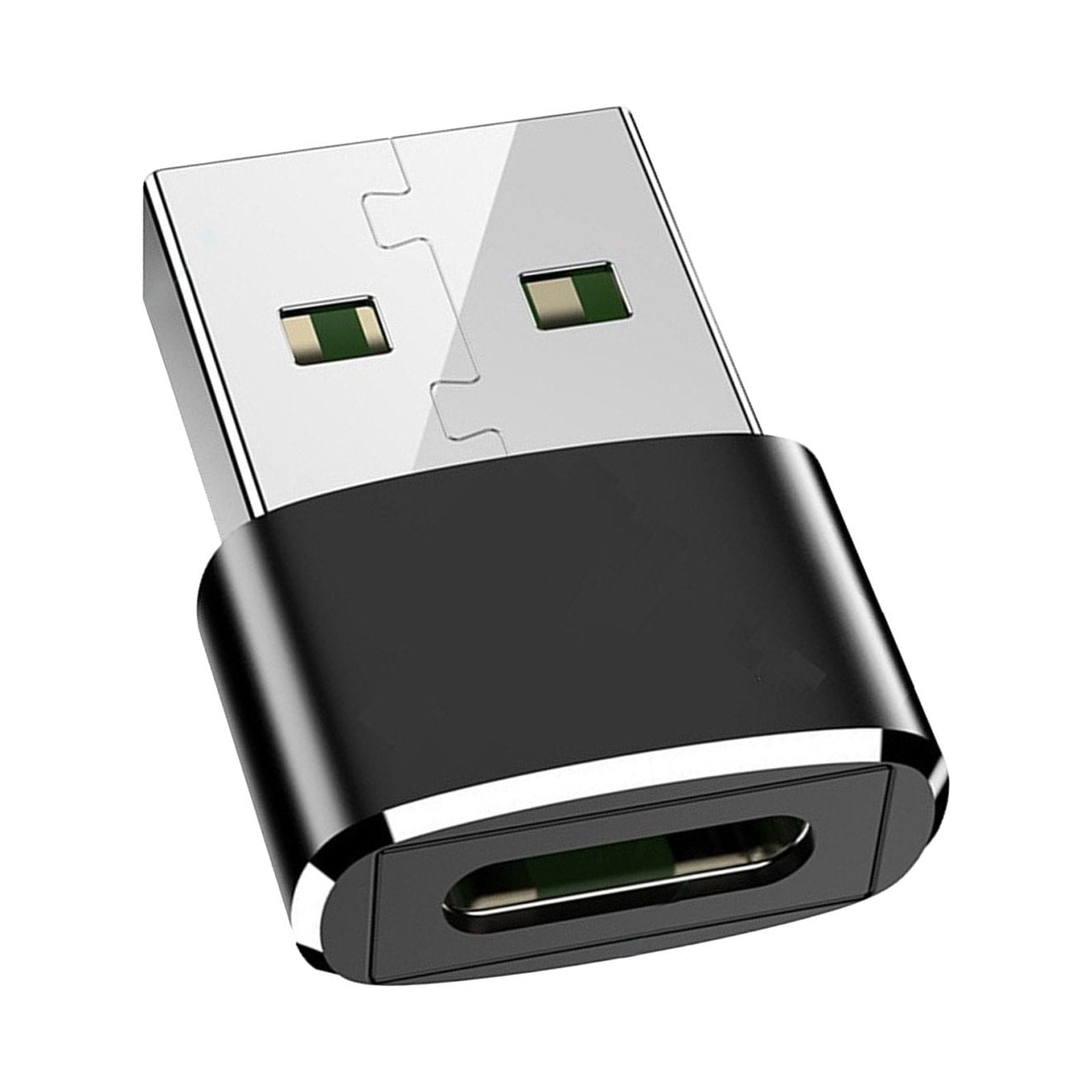 Lot De 2 Adaptateurs USB 3.1/2.0 Vers USB-C Femelle OTG - Métal Et Plastique, Universel, Câble Inclus
