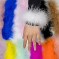 thumbnail image 5 of 2 Pcs Bracelet Manchette à Plumes Blanches, Manchette Ajustable pour Femmes, 5 of 5