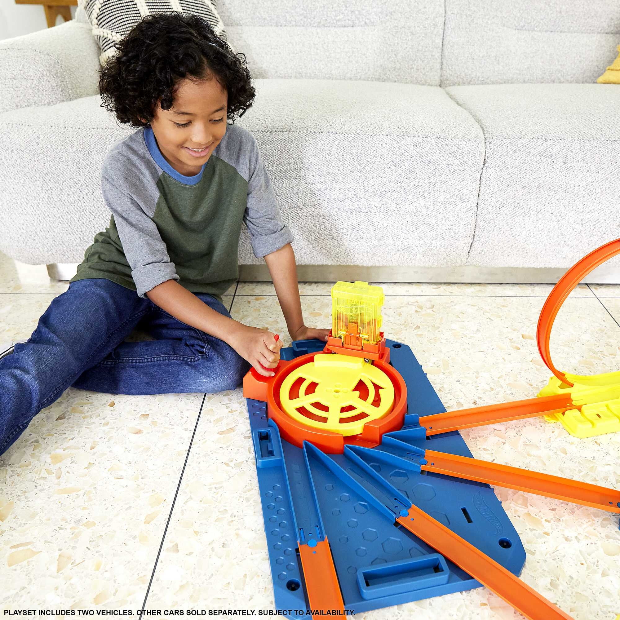 Hot wheels track cheap builder rapid launcher playset