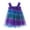 Purple, variant on TOOYOU Girls Dresses Toddler Sleeveless Star Moon Tie Dye Tulle Holiday Party Dress Up Dress Dance Party Princess Dresses Sweet Girl Casual Fashion Sundress ,Size 2-3 Years , Blue