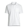 thumbnail image 6 of George Men's and Big Men's Solid Jersey Pocket Polo Shirt, Up to Size 3XLT, 6 of 6