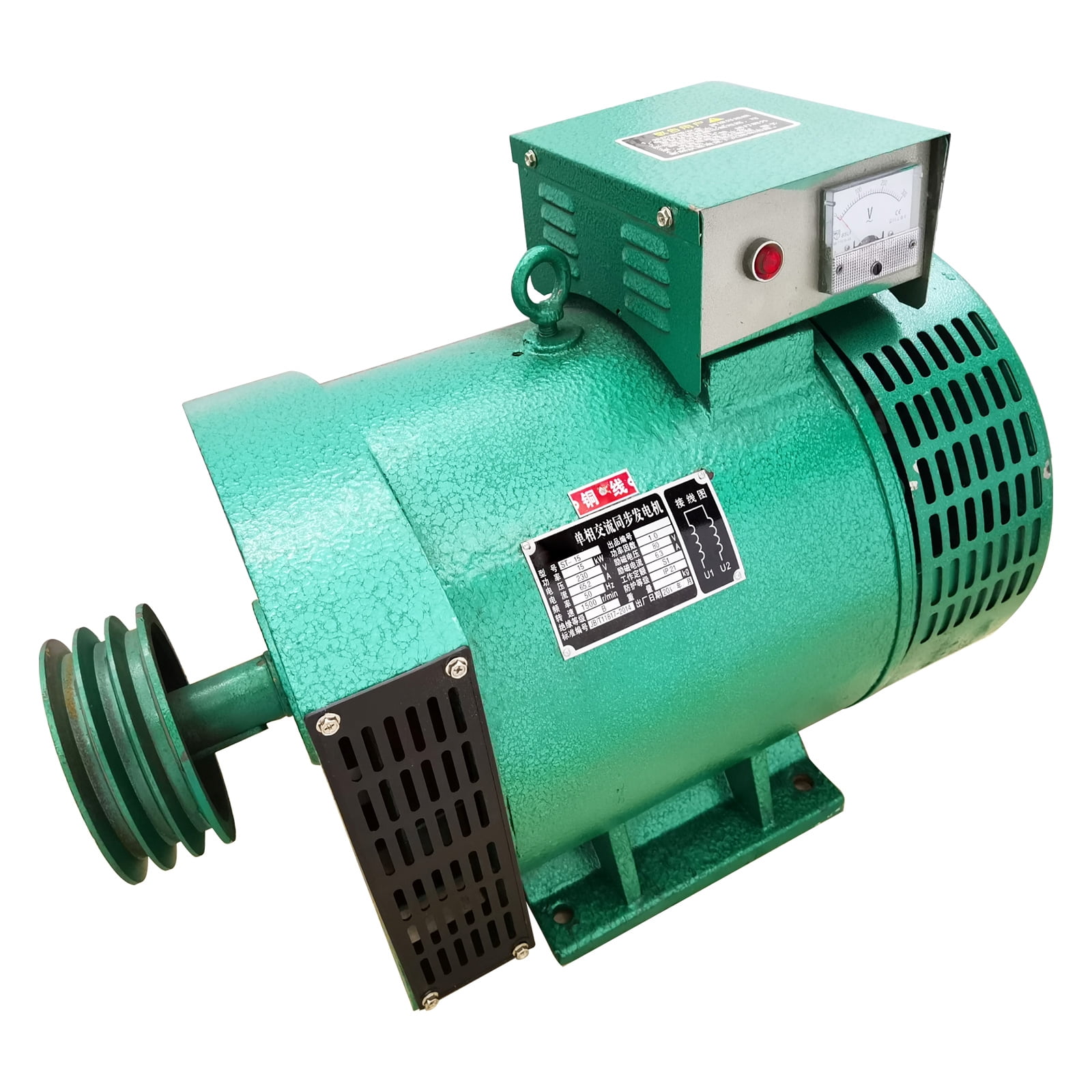 220V Single-phase Pure Copper Diesel Generator With Carbon Brush AC Synchronous Motor
