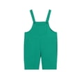 thumbnail image 6 of Staki Baby Overalls Toddler Baby Boys Overalls Kids Sleeveless Jumpsuit Shorts Summer Romper with Pocket 2T 3T 4T Green,7-8 Years, 6 of 8