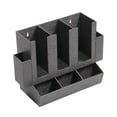 thumbnail image 2 of FixtureDisplays Tasse, Organisateur de Condiments avec Couvercle, 8 Compartiments - Noir 19708, 2 of 4
