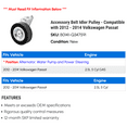 thumbnail image 2 of Accessory Belt Idler Pulley - Compatible with 2012 - 2014 Volkswagen Passat 2013, 2 of 2