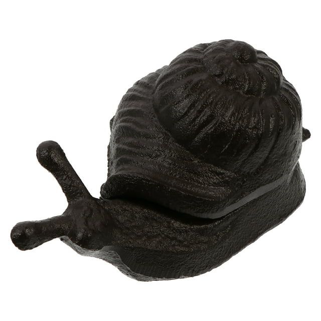 Llavero de imitación de caracol, caja de hierro fundido para guardar llaves.