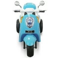KidZone Kids Blue 6 V Scooter Powered RideOn