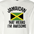 thumbnail image 4 of Inktastic Jamaica Awesome Jamaican Long Sleeve T-Shirt, 4 of 5