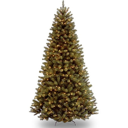 National Tree Pre-Lit 9' North Valley Spruce, Clear