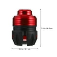 thumbnail image 2 of STRANDCHIC 2PCS Motorcycle Falling Protection Frame Sliders Aluminum Alloy Red Motorbike Accessory For Crash Protection, 2 of 8