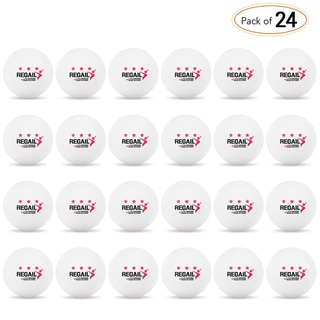 Balones deportivos 24Pcs 3-Star 40mm Table Tennis Balls Ping Pong Balls Amateur Advanced Training Ba Regail Balones deportivos