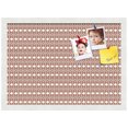 thumbnail image 2 of PinPix ArtToFrames 19x13 Custom Cork Bulletin Board    Poster Board Has a Fabric Style Canvas Finish, Framed in Satin White Frame (PinPix-235), 2 of 5