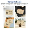 thumbnail image 3 of Avery Printable Business Cards, 2.5" x 3.5", Kraft Brown, 60ct, 3 of 8