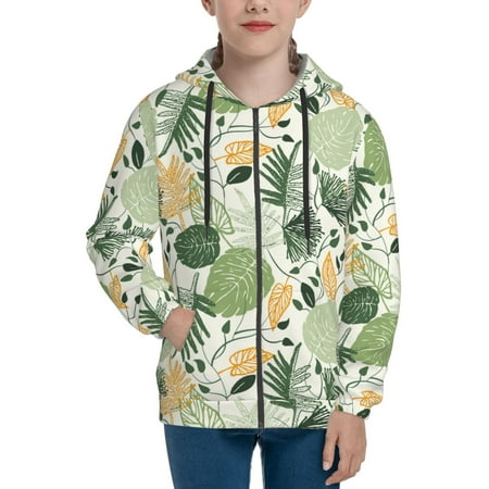 

Hoodies for Teen Girls Boys Hawaiian Style Fujiman Long Sleeve Youth Kids Essentials Zip Up Hoodie Lghtweight Fashion Hoodies & Sweatshirts Jacket Fall Winter Outfits Tops