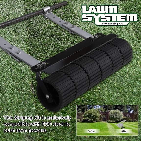 Lawn Striping Kit for  21" Electric Push Lawn Mower, Heavy-Duty Design, Easy-to-Install Lawn Striper Tool and Athletic Field Striping System for Lawn Enthusiasts (Compatible with LM2100 Series)