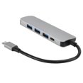 thumbnail image 2 of Qiilu Large‑Capacity Device PD Power Supply Docking Station, Multifunctional Converter Type-C Docking Station, 4-Port Usb3.0 Hub For Type‑C Mobile Phone, 2 of 8