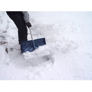 EMSCO Bigfoot Northern Lites Plus 18 Snodozer Combination Snow Shovel - Lightweight Aluminum Handle - Reinforced Poly Resin Blade