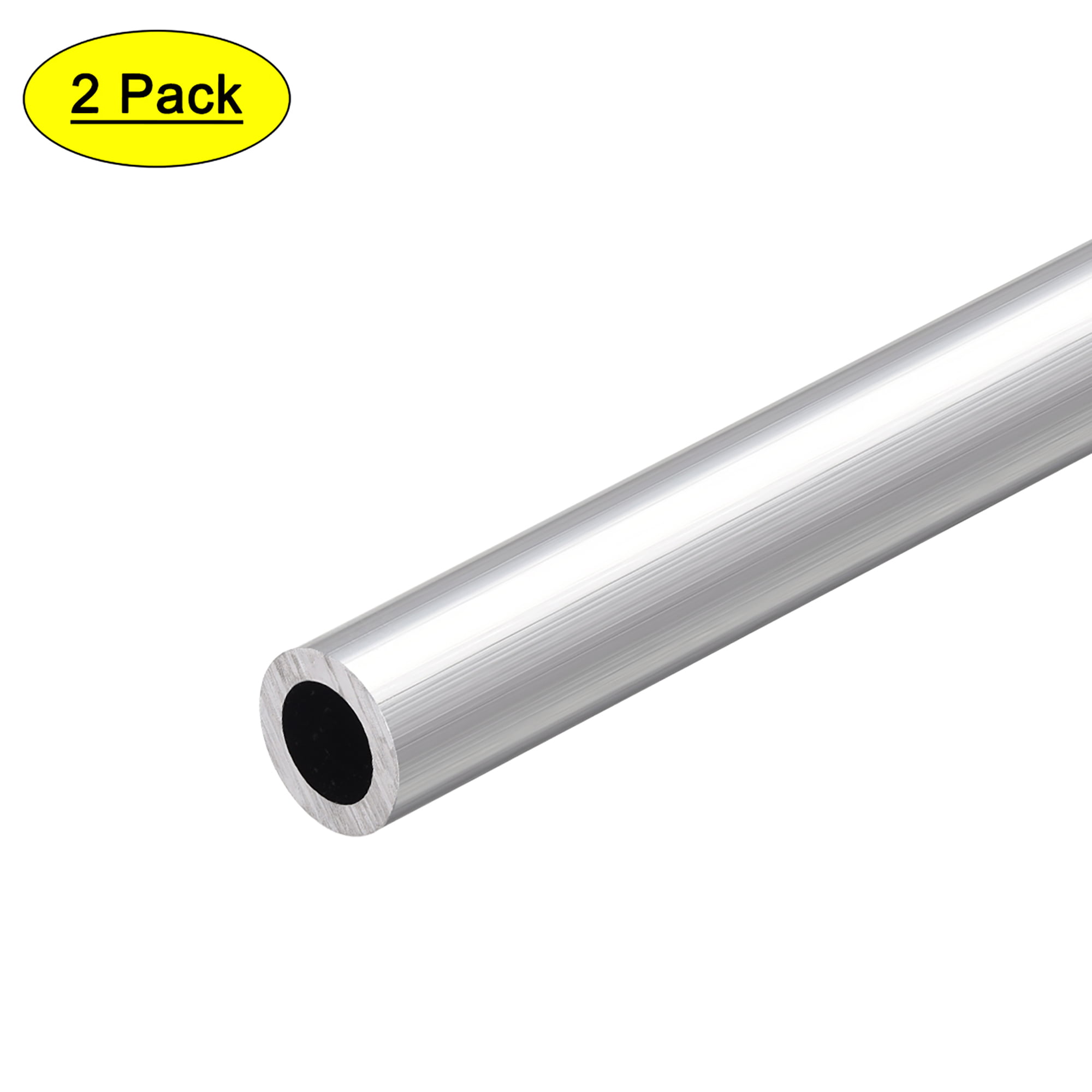 6063 Aluminum Round Tube 300mm Length 13mm OD 10mm Inner Dia Seamless Tubing 