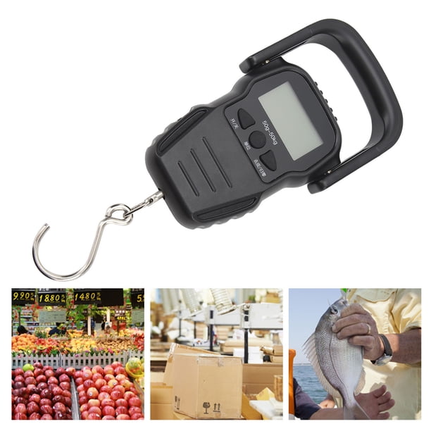 Báscula De Resorte Portátil, Báscula Digital Para Equipaje Colgante, 3 Unidades, 50 Kg, Acero ABS Con Pilas Para Compras