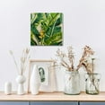 thumbnail image 6 of Fenyluxe Banana Plant Leaves Flower Wall Decor Art for Home Bathroom Ready to Hang 16x16in, 6 of 6