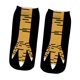 thumbnail image 4 of Calcetines de pies de pollo calcetines que absorben calcetines de tobillo para el festival deportivo de viaje de viaje Negro Amarillo, 4 of 8