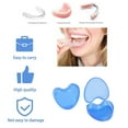 thumbnail image 4 of Lohuatrd 1Pc/2Pcs Denture Storage Box Various Shapes Eco-friendly PP Portable User-friendly Securely Store Braces Case, 4 of 8