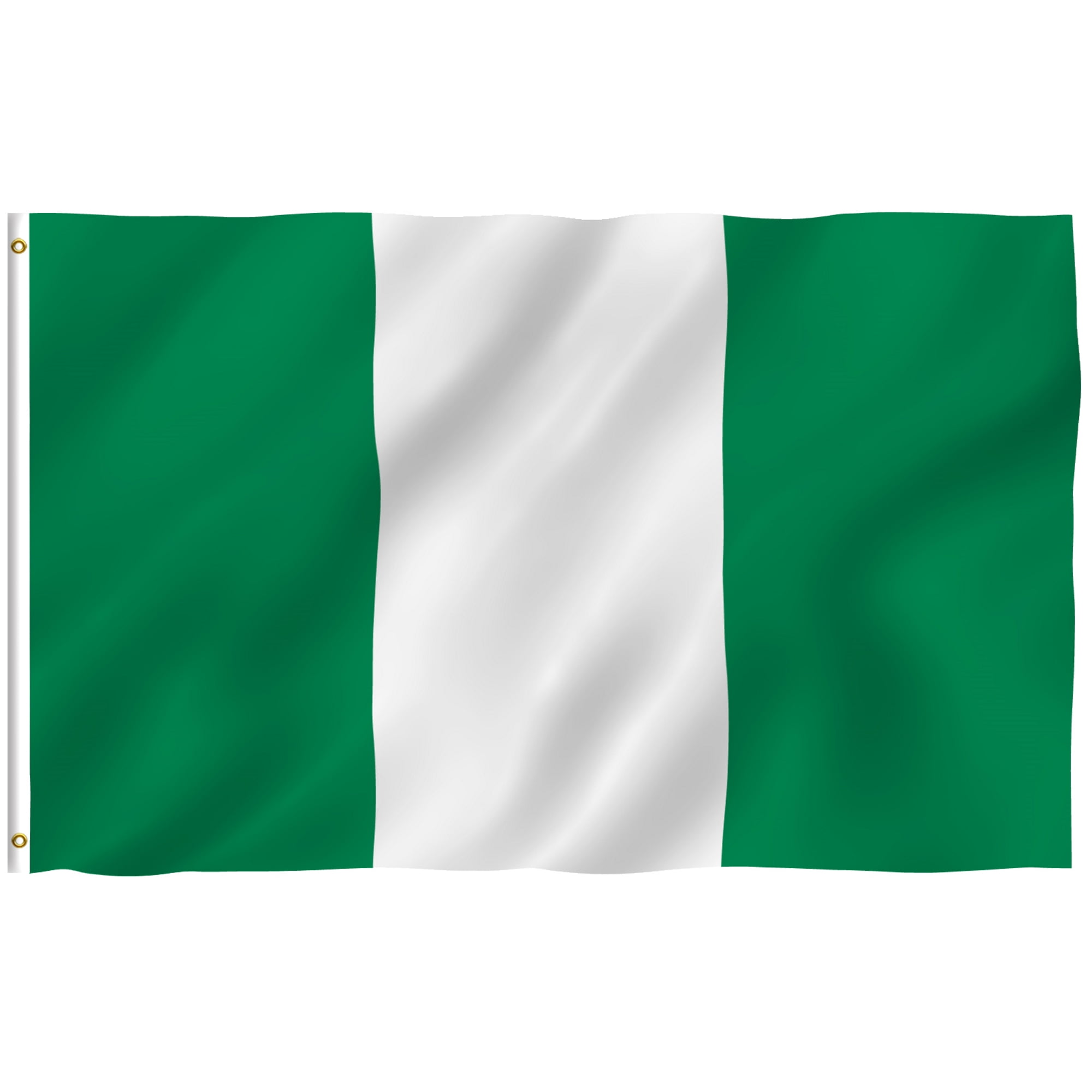 NEW 5 x 3 FT LARGE NIGERIA FLAG